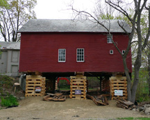 barn on cribbing